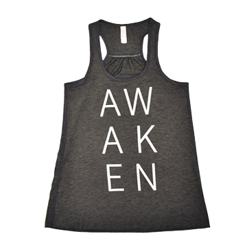 Awaken Women's Tank Top (Gray)