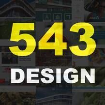 543 Design early logo from 2015
