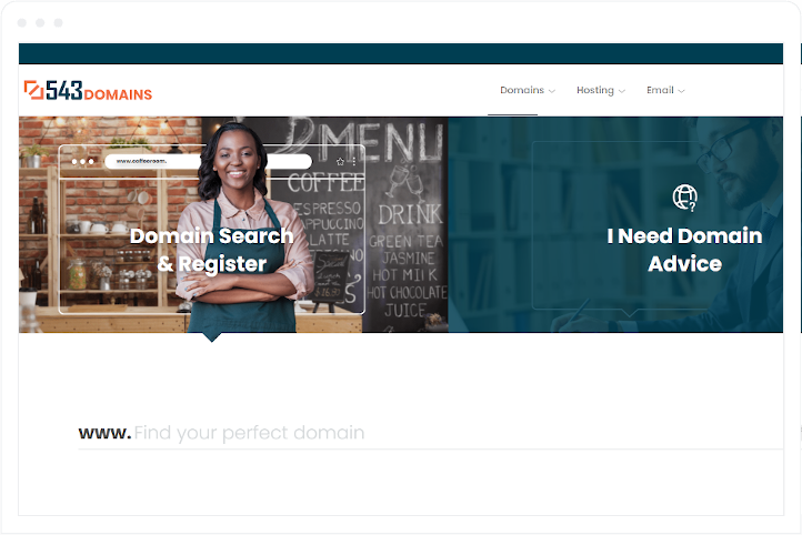 Browser window screengrab of New Zealand domains and urls website
