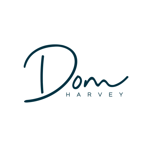 Dom Harvey logo (client of 543)