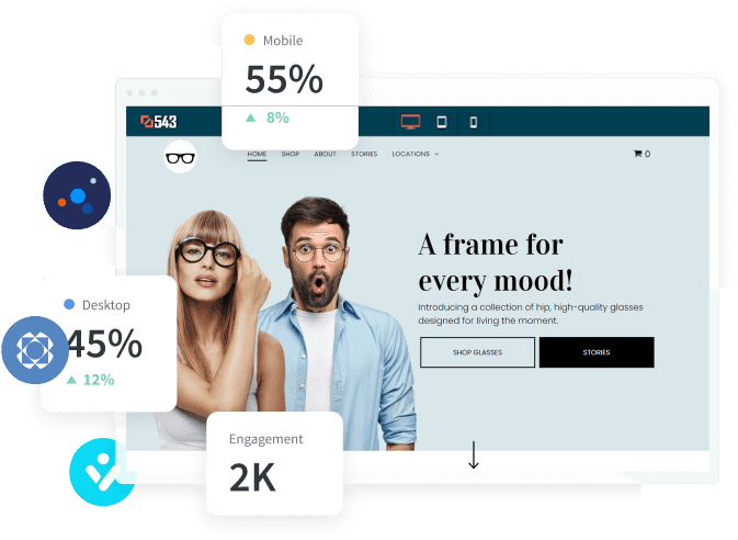 Various tools and logos used by Search Engine Optimisation Agency
