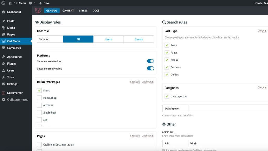 WordPress CMS