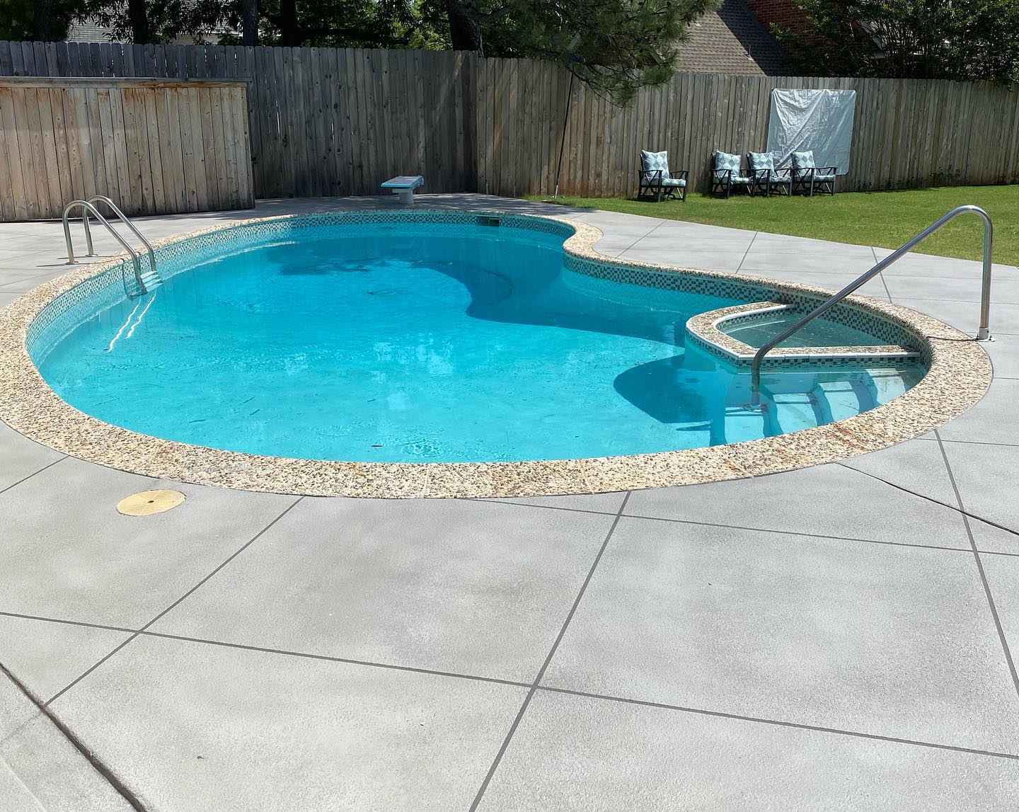 polyaspartic pool deck5