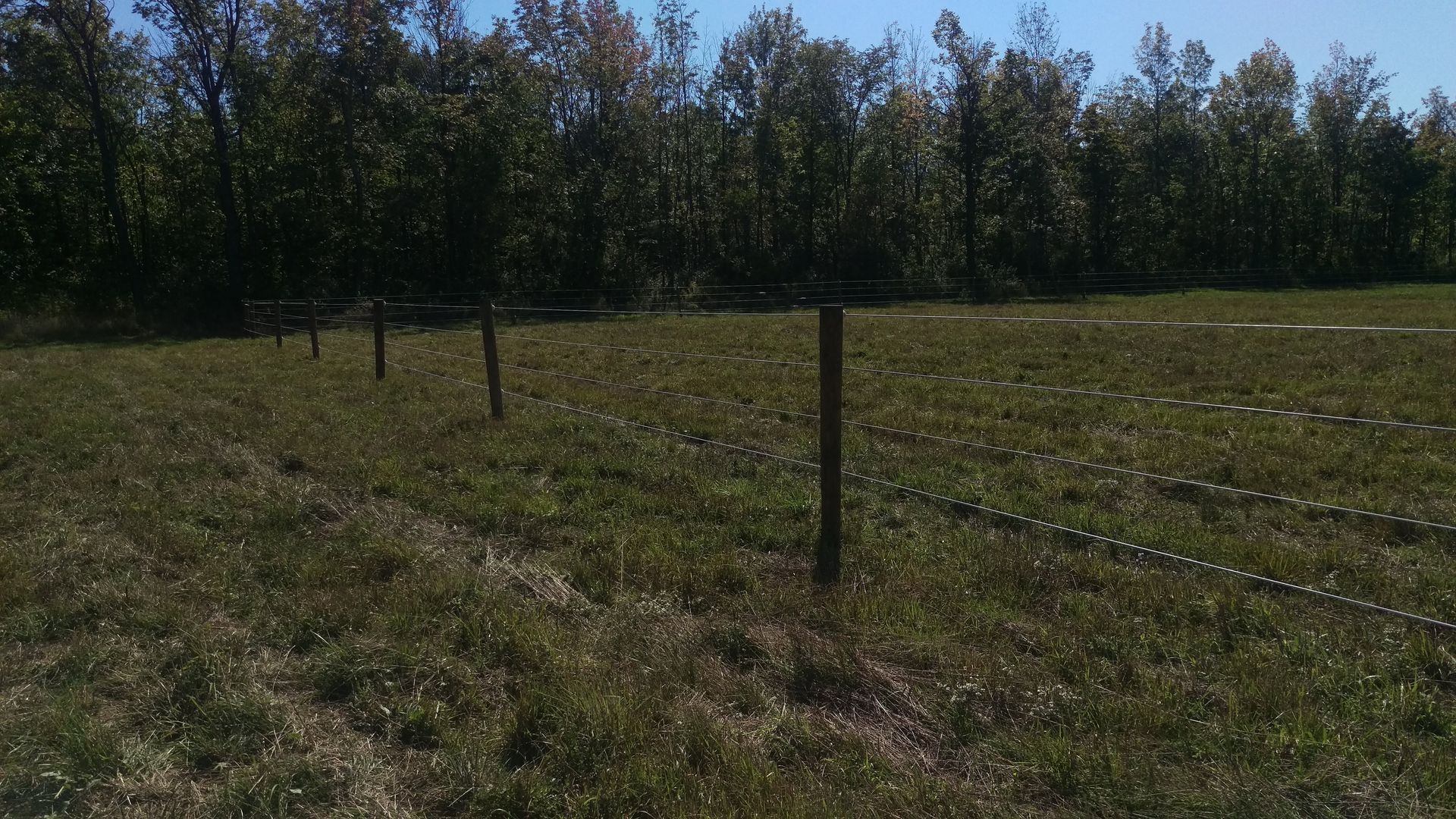 Chain link fence installation in Delevan, NY by KKR Fencing