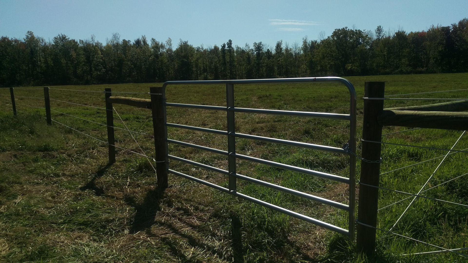 Wrought iron fence installation in Delevan, NY by KKR Fencing