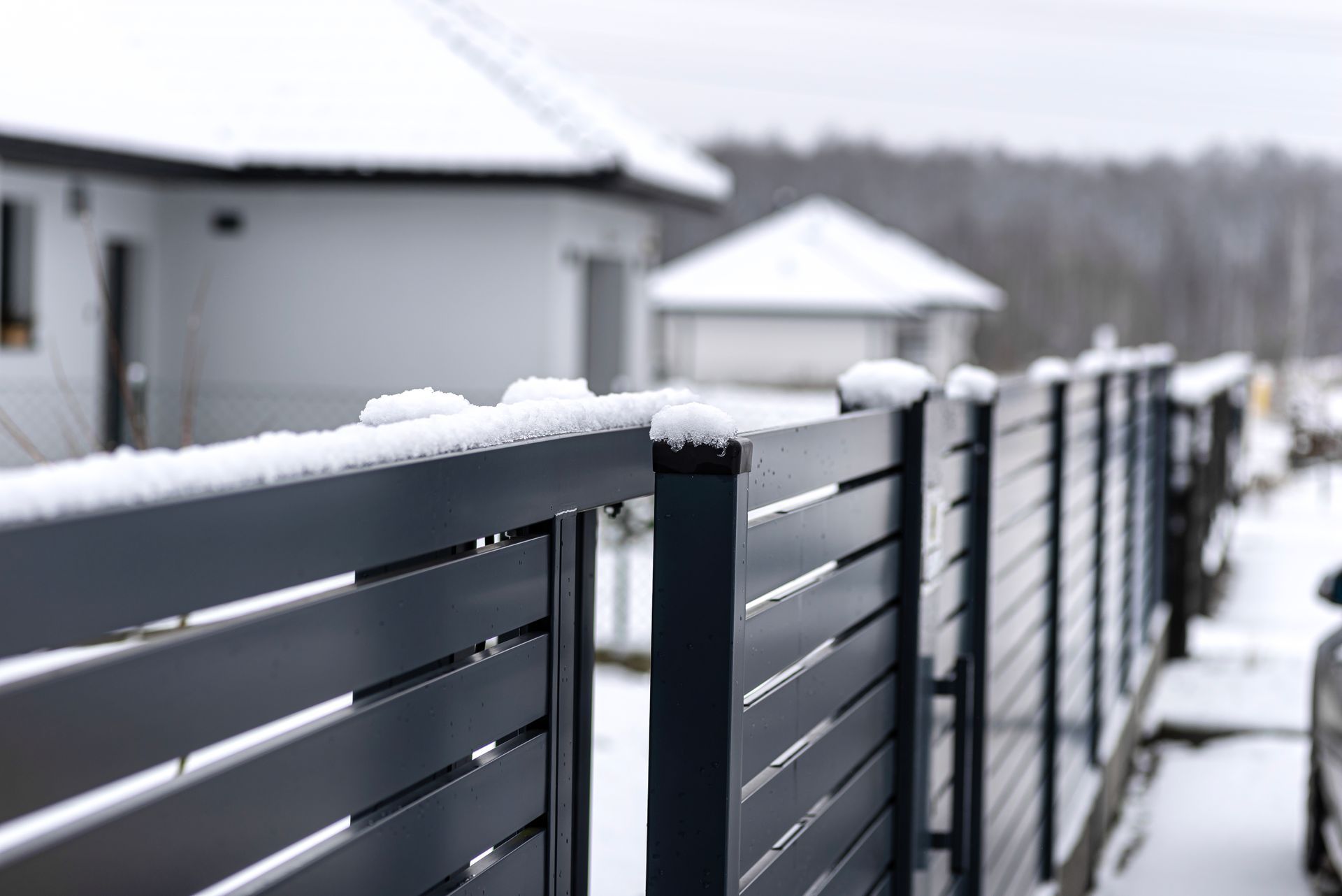 Aluminum fence installation services in Delavan