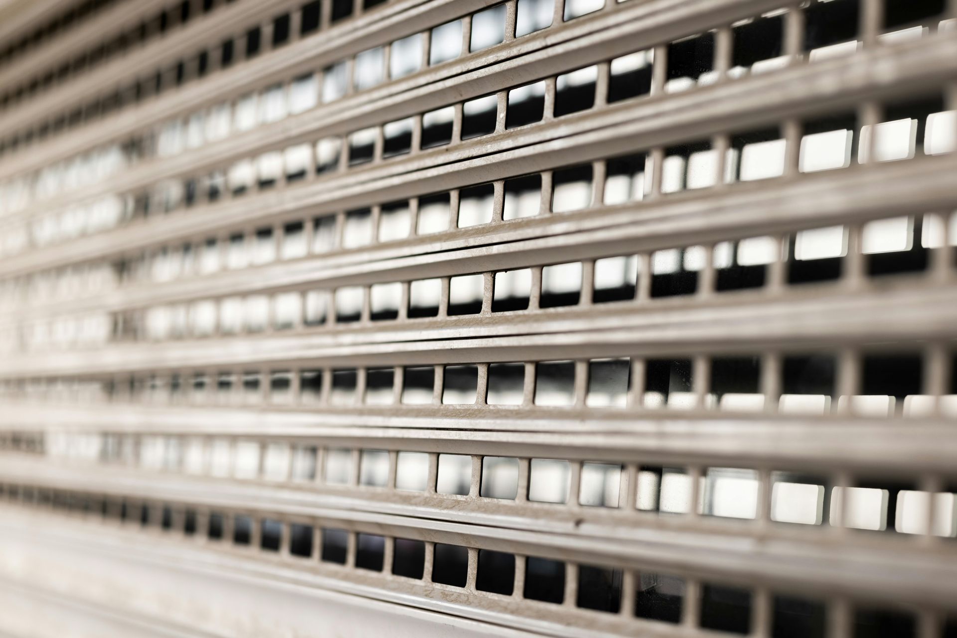 An aluminum fence installed on a commercial lot.