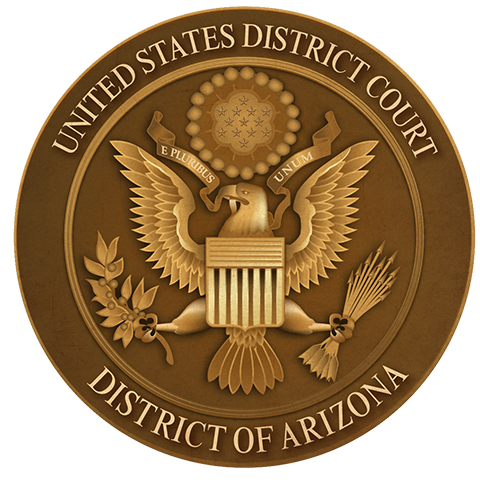The seal of the united states district court district of arizona