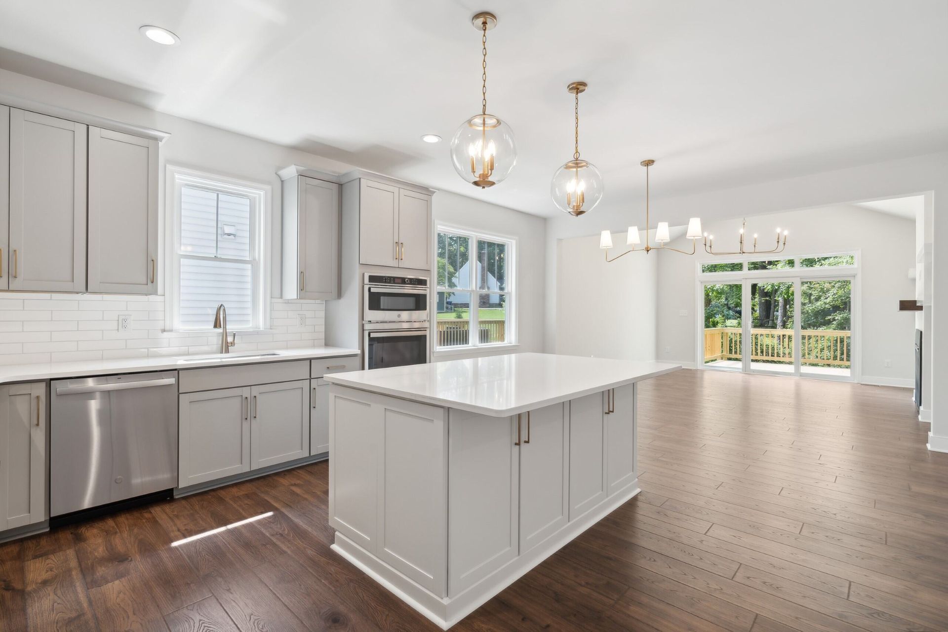 Kitchen with White Cabinets — Glen Allen, VA — Le Gault Homes