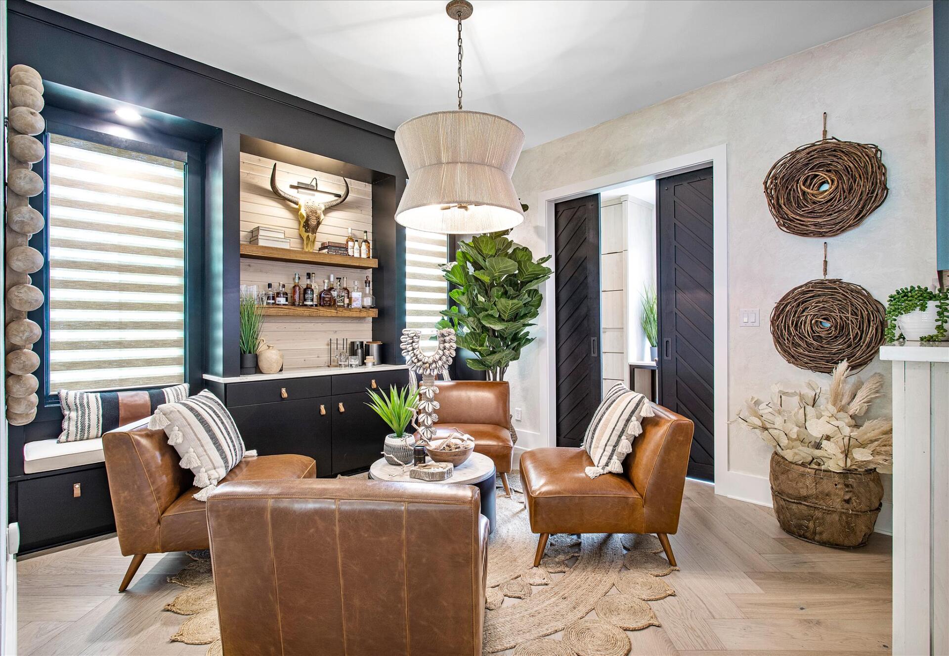 Lounge With Pocket Doors — Glen Allen, VA — Le Gault Homes