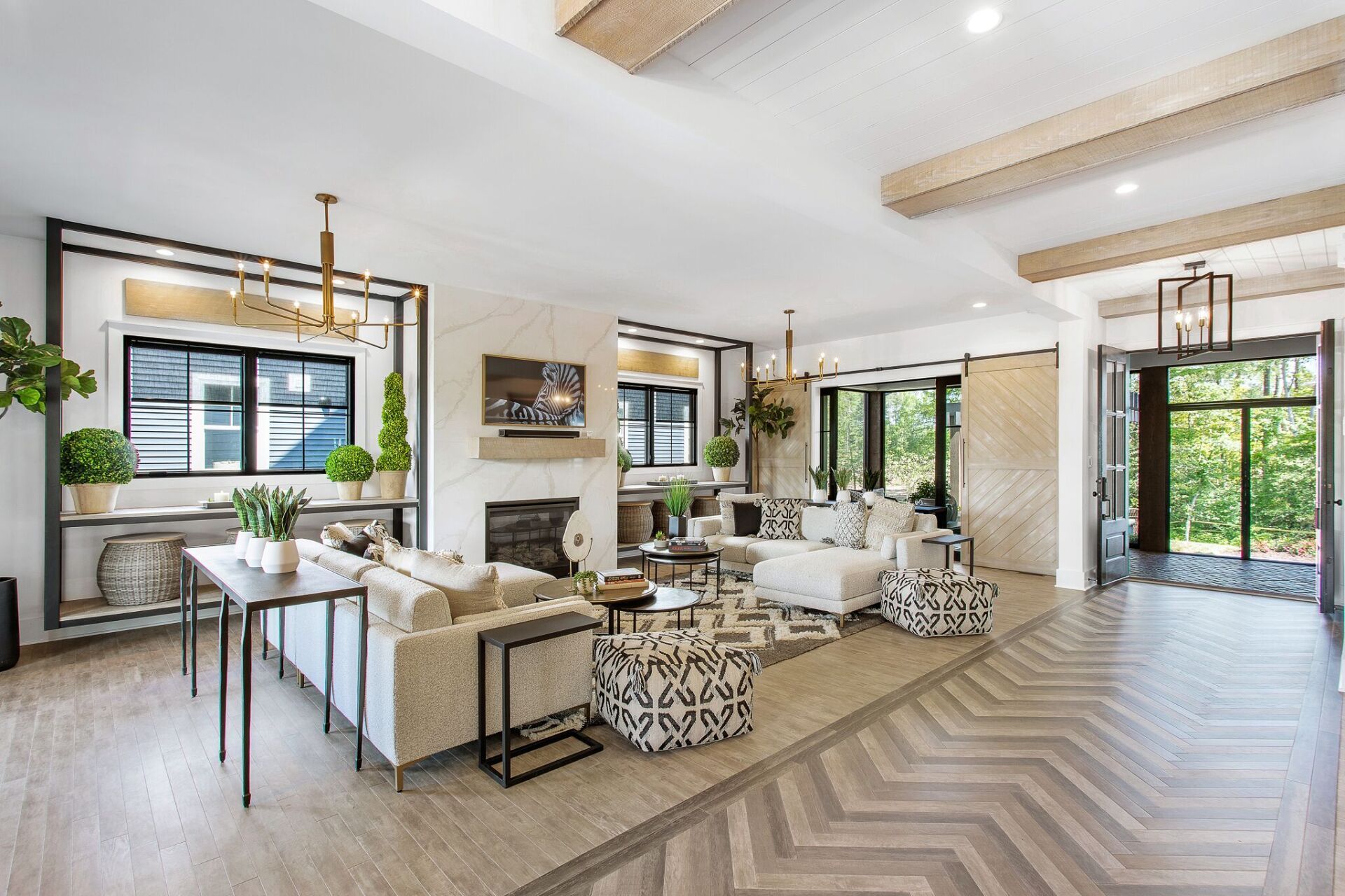 Wide Living Room — Glen Allen, VA — Le Gault Homes