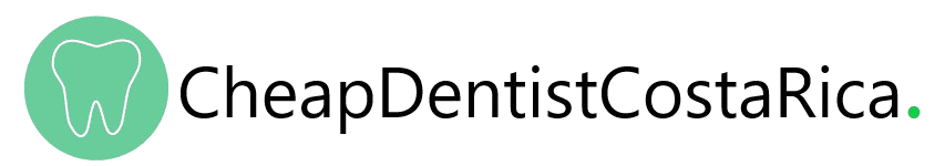 CheapaDentistCostaRica logo with a green tooth icon and text on white background