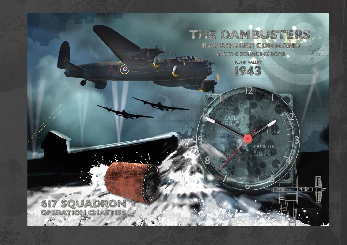 Illustrated dam version of the Dambusters mission.