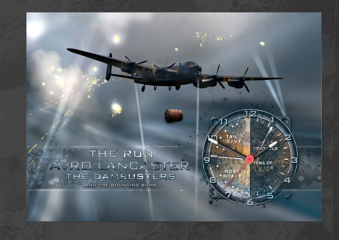 This version tries to convey what a Avro Lancaster (Dambuster) approaching the dam must of looked like from the enemy's persective.