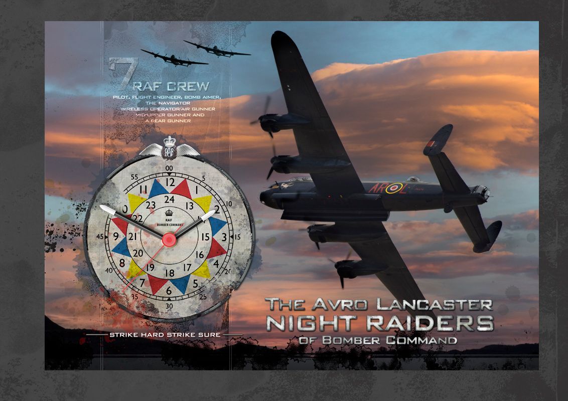 Avro Lancaster returning home early morning sunrise.