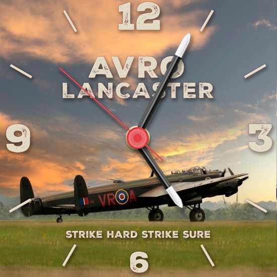 Full Length Lancaster SQ clock, at sunset.