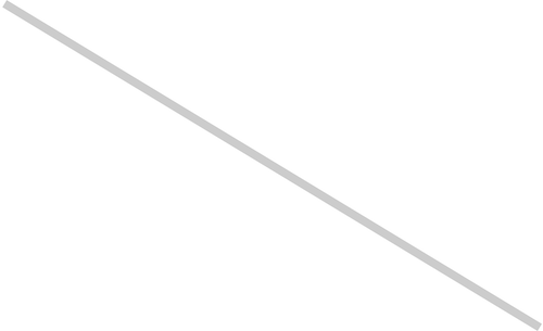 A thin, light gray diagonal line extending from the top left to the bottom right against a white background.