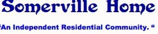 Somerville Home logo: blue text on a white background,