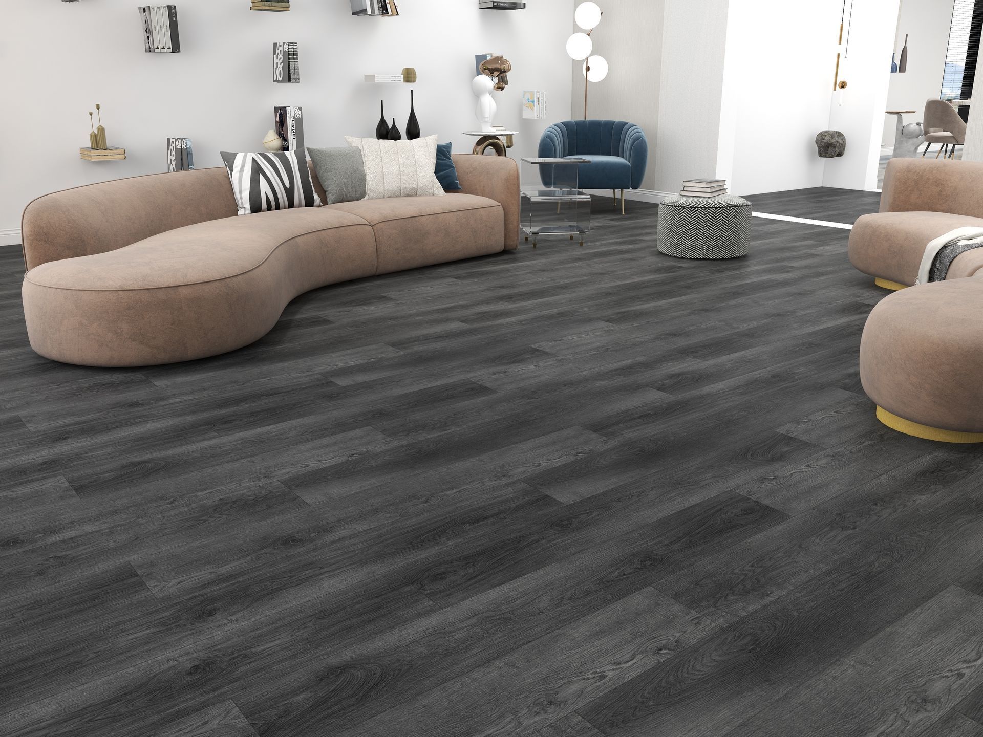 Dark Wood Effect Tile Room image - Wood effect Tiles in Leicester