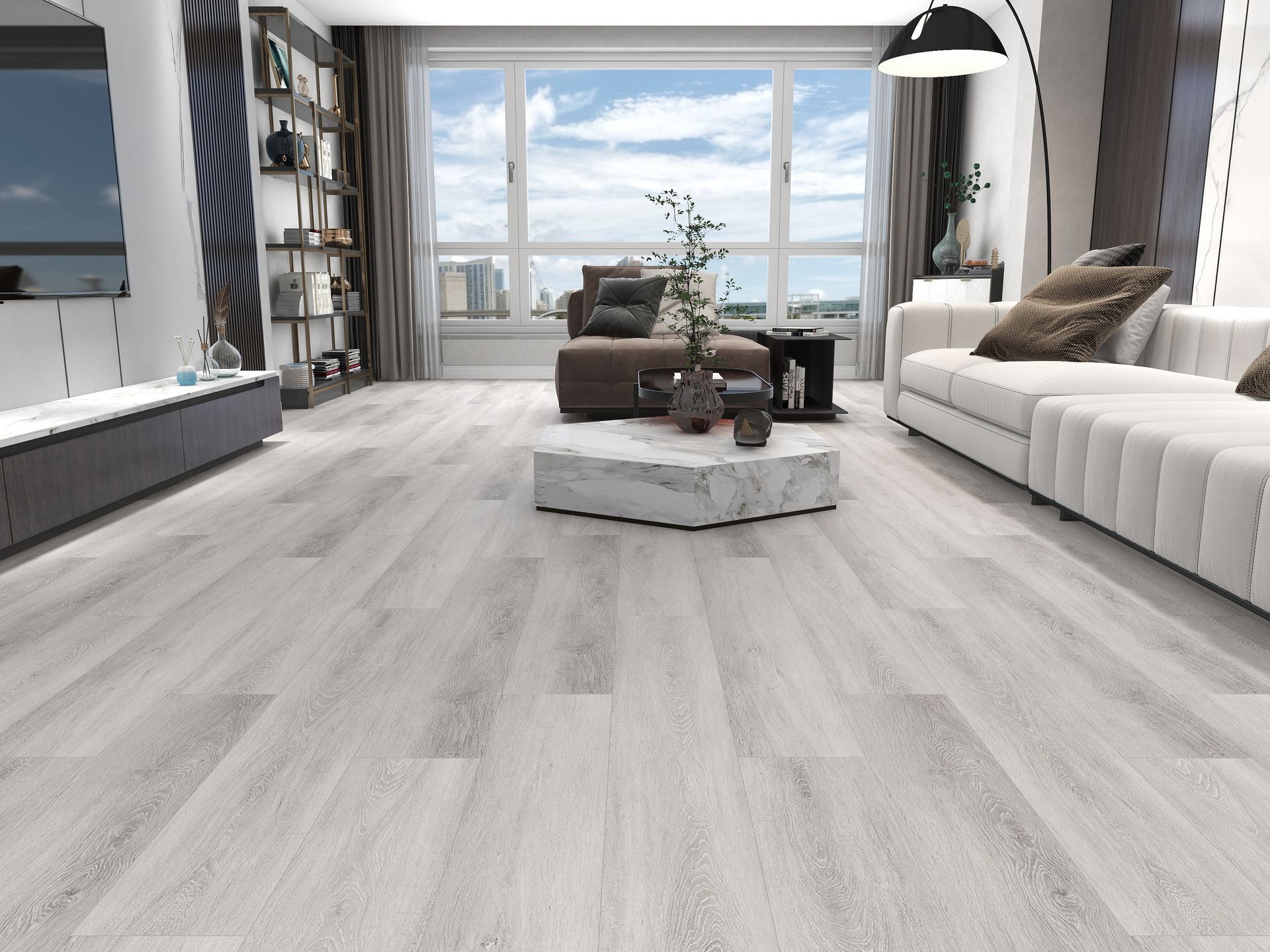 Dark Wood Effect Tile Room image - Wood effect Tiles in Leicester