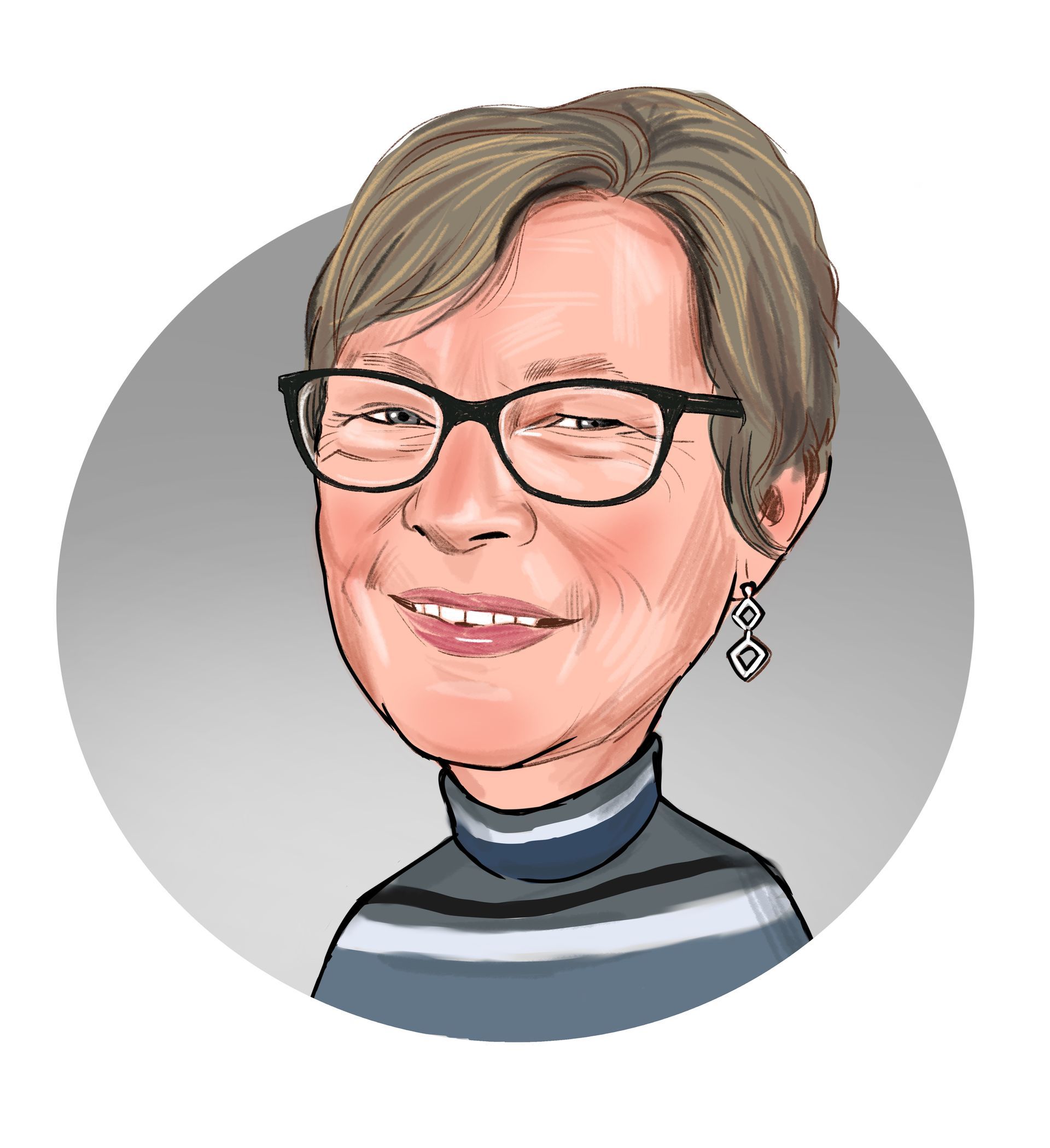 Elaine Caricature - Meet the team