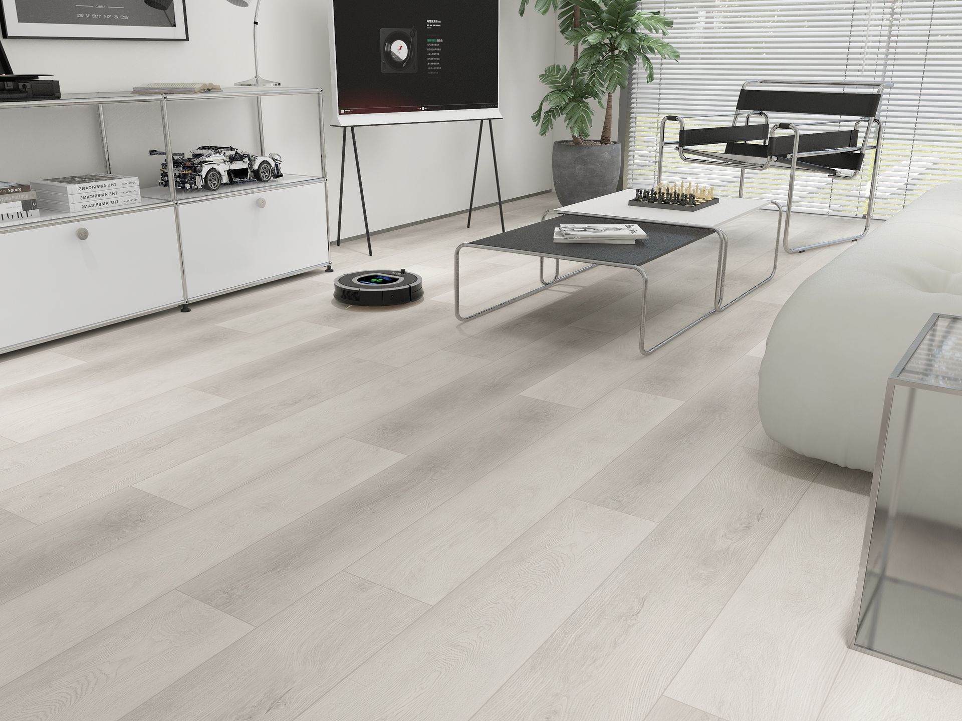 Dark Wood Effect Tile Room image - Wood effect Tiles in Leicester