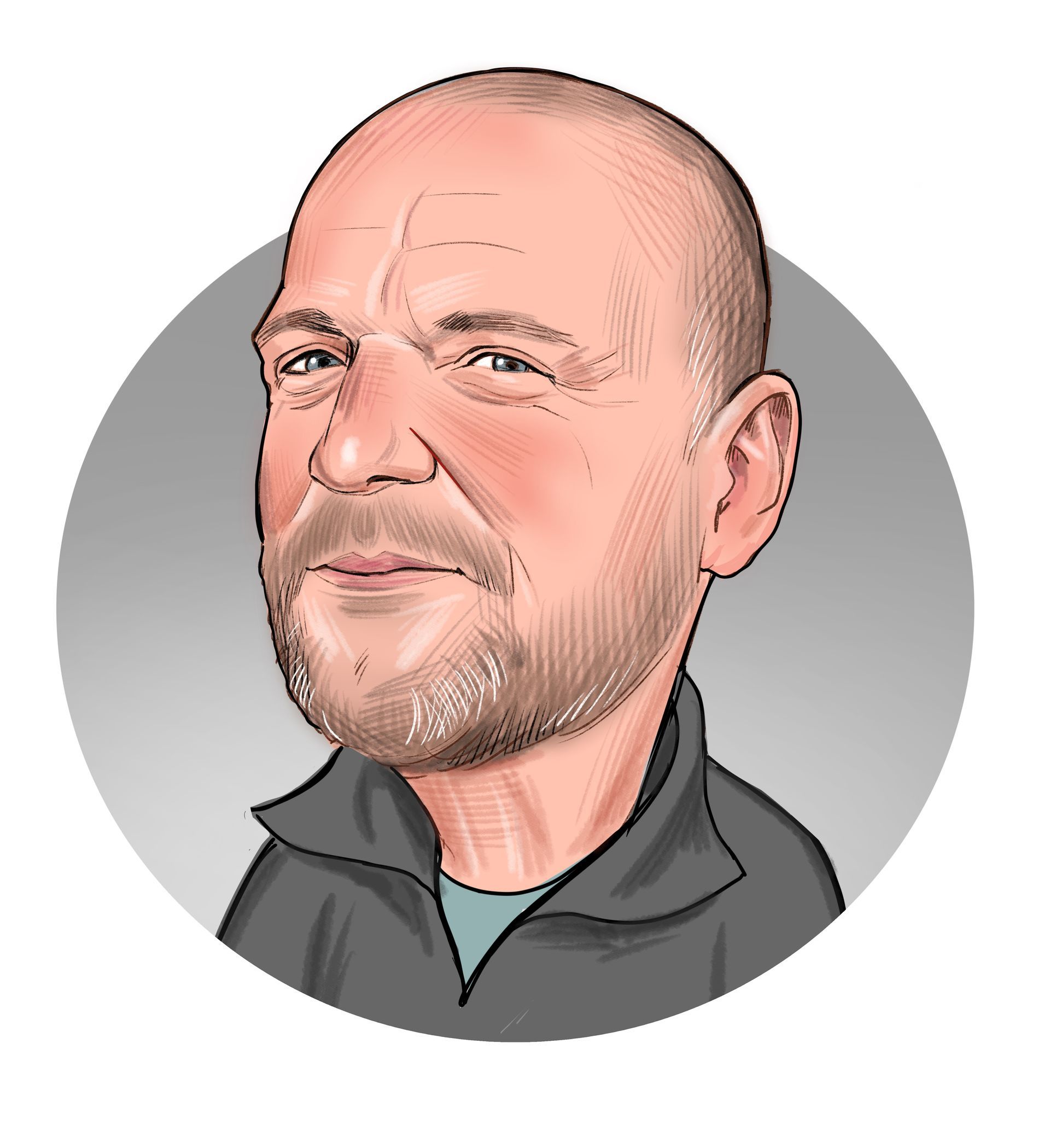 Garry Caricature - Meet the team