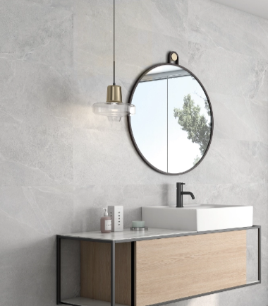 Greystone Wall Tile Room Setting - Ceramic Tiles in leicester