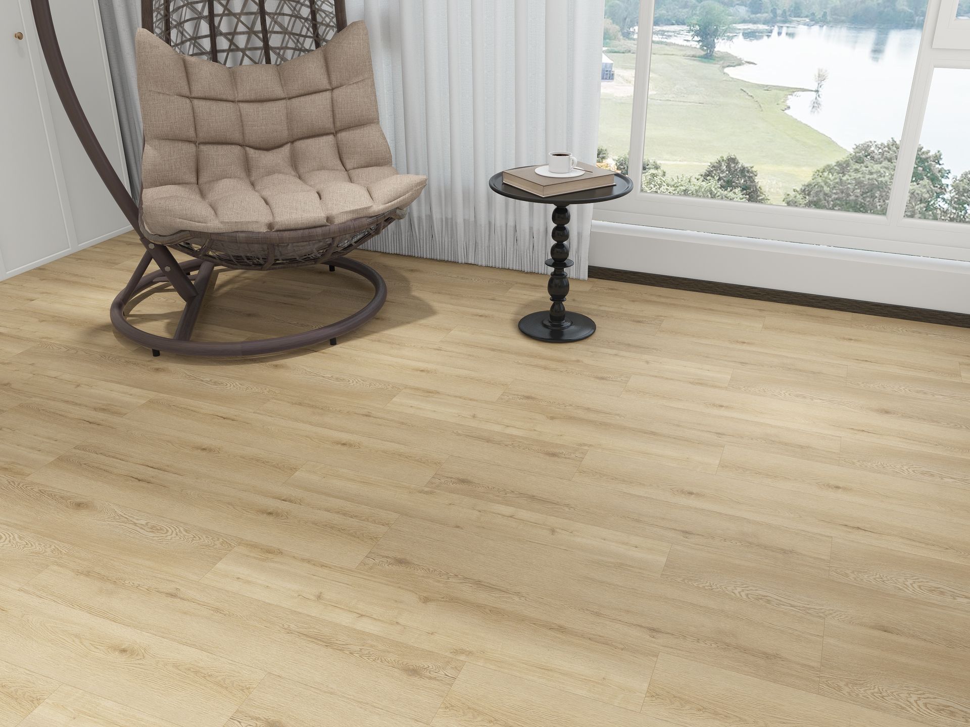 Dark Wood Effect Tile Room image - Wood effect Tiles in Leicester