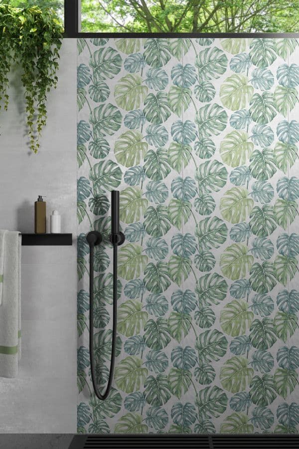 Nature Tropical Wall Tile Shower Setting - Ceramic Tiles in Leicester