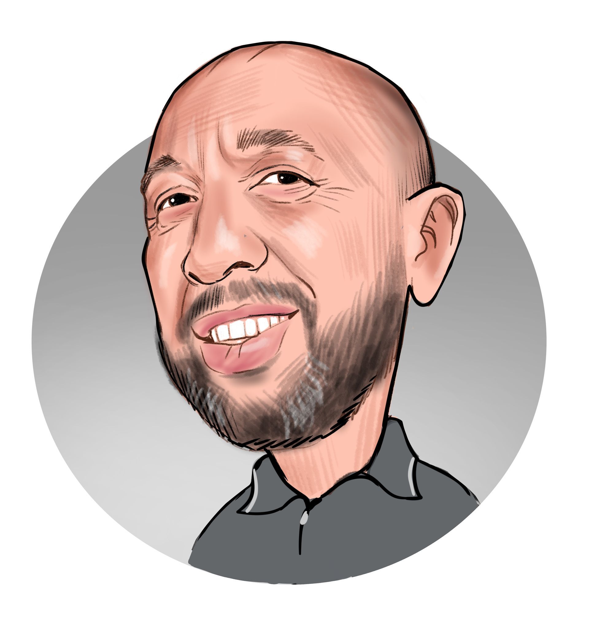 Lee Caricature - Meet the team