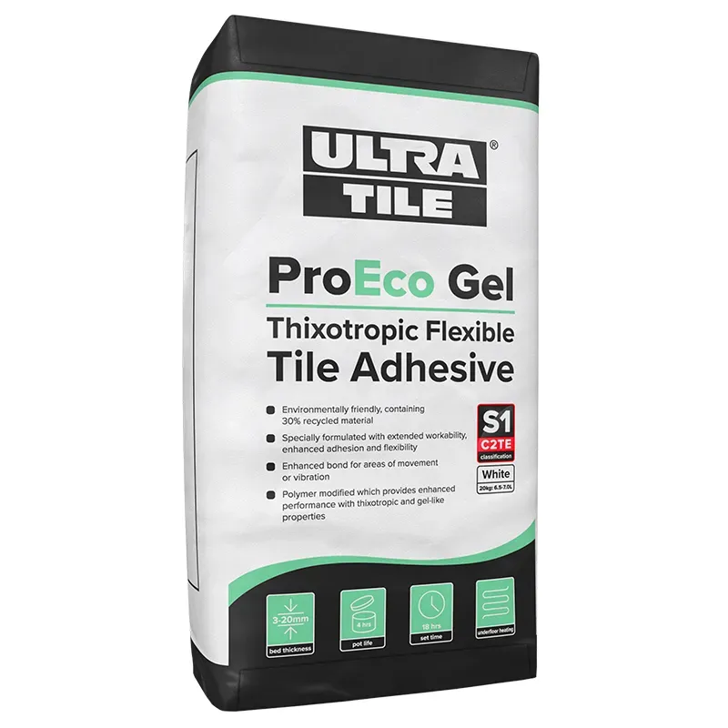 Ultra Tile ProEco Thixotropic white Adhesive