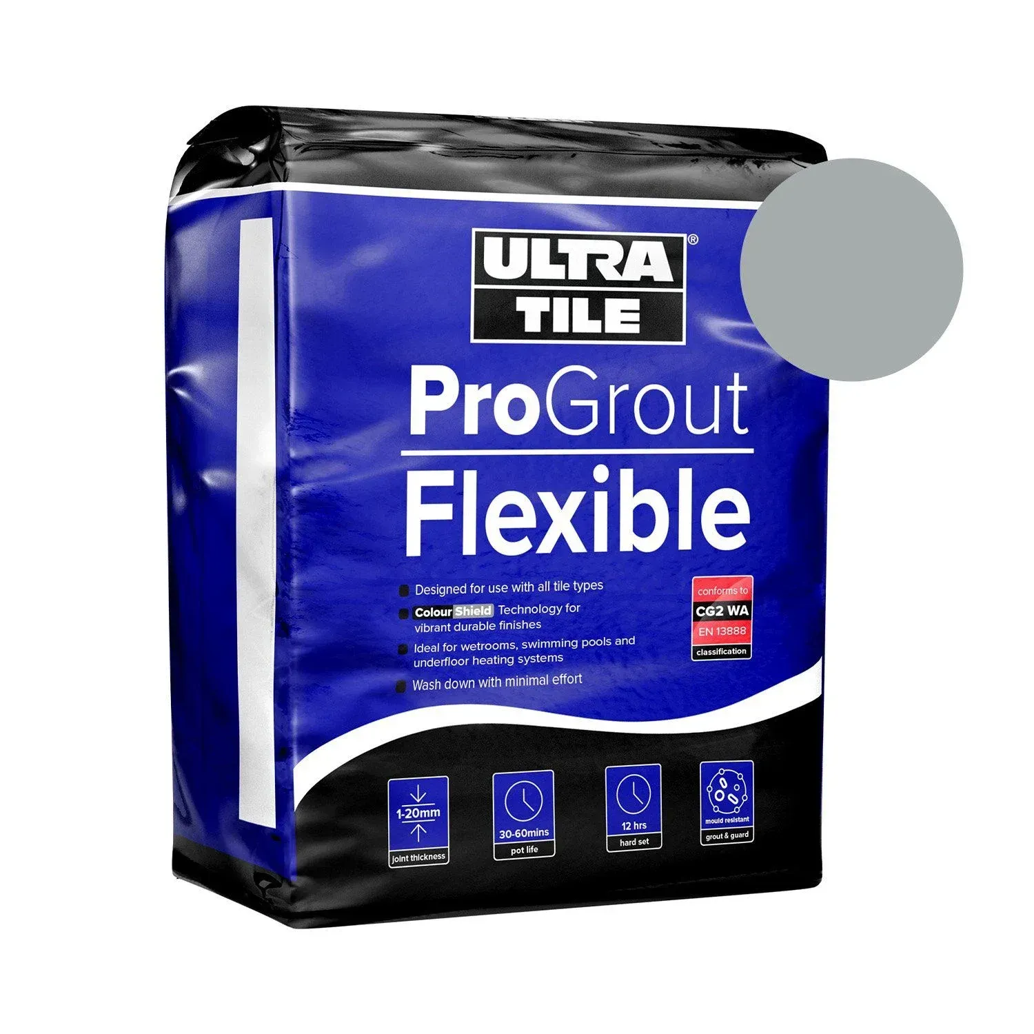 Ultra Tile mid grey grout