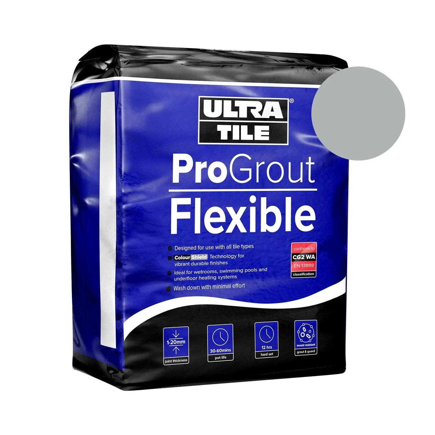 Ultra Tile silver grey grout