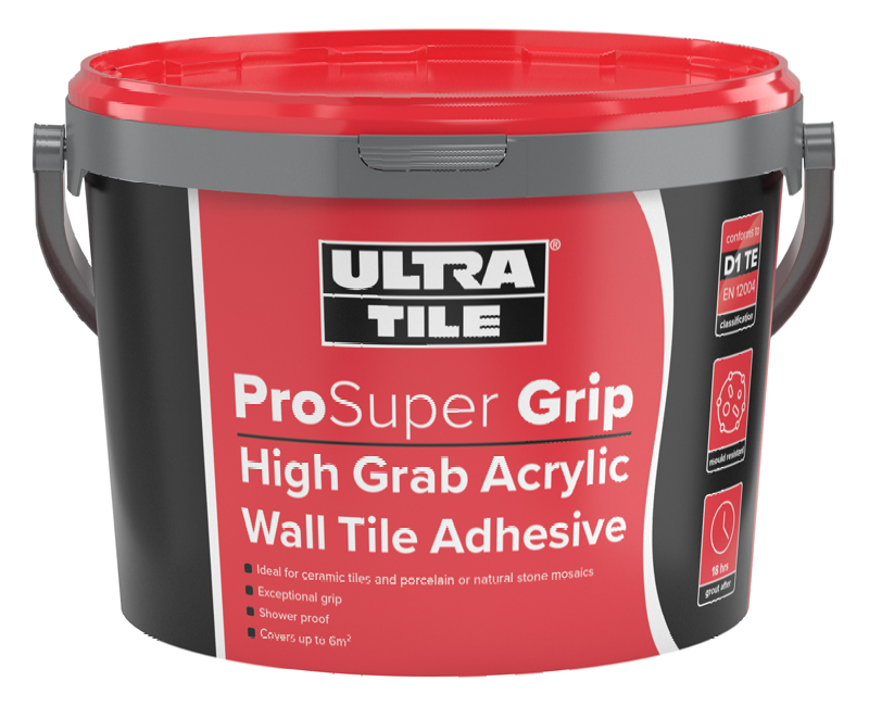 Ultra Tile Pro Grip wall adhesive