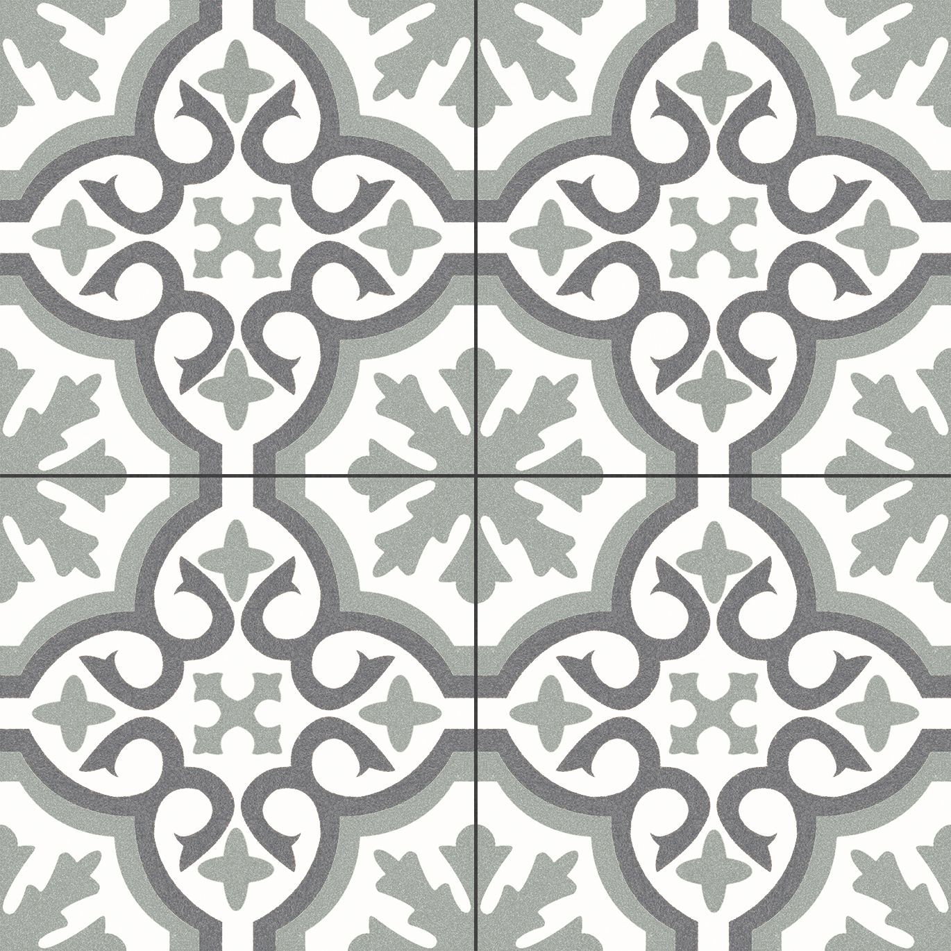 green decor Wall & floor Tile thumbnail image - patterned Tiles in Leicester