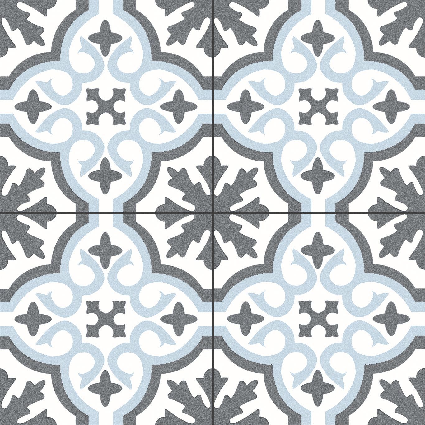 blue decor Wall & floor Tile thumbnail image - patterned Tiles in Leicester