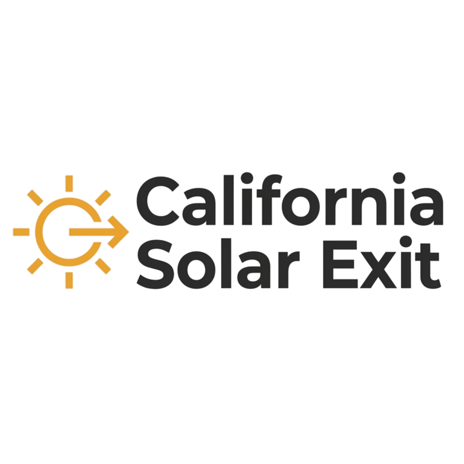 California Solar Exit logo