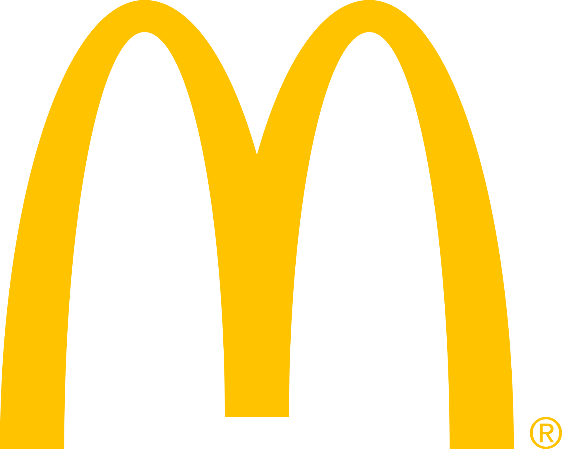 McDonald's golden arches logo on a white background