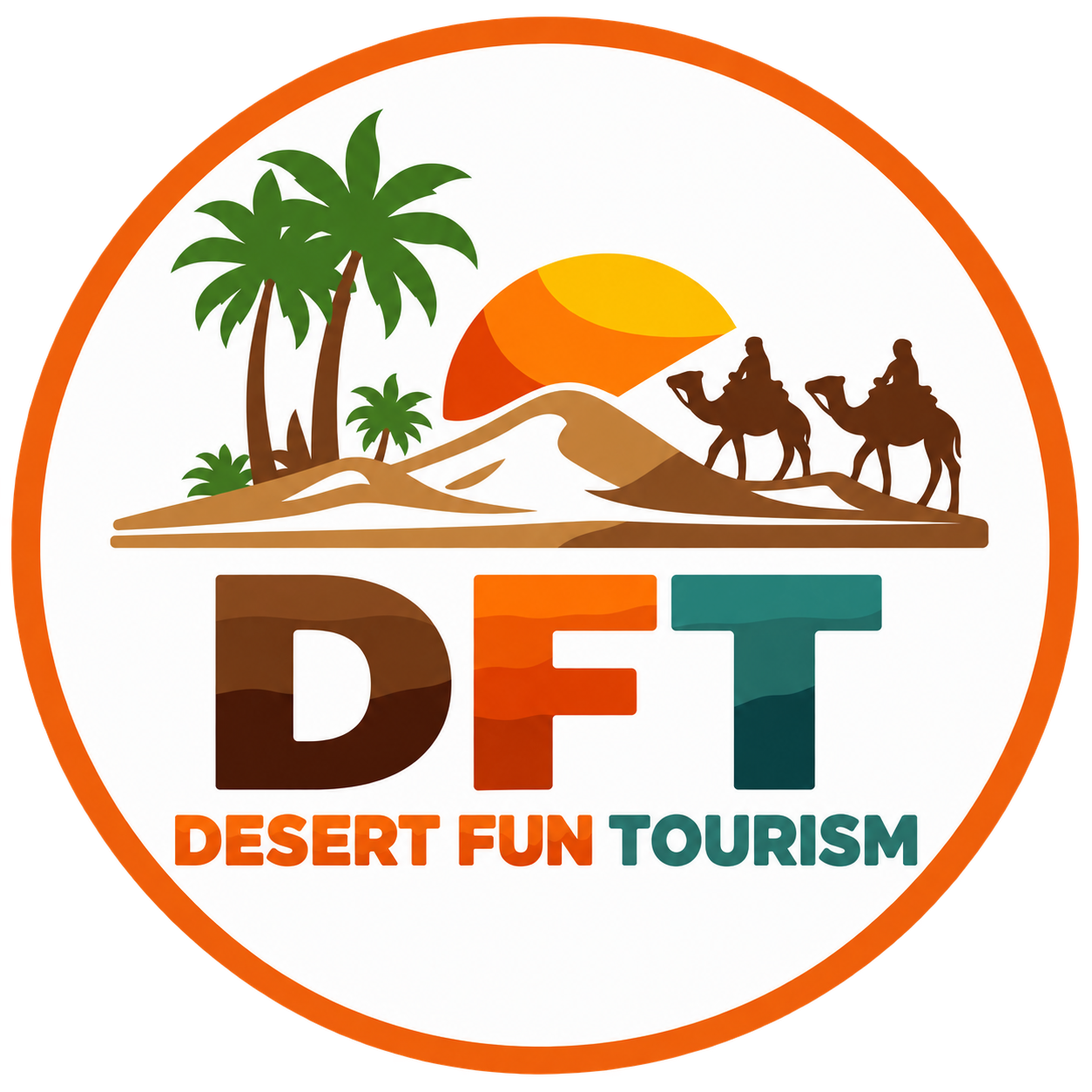 Desert Fun Tourism Dubai desert safari logo