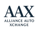 AAX Alliance Auto Xchange logo in dark blue text on a white background