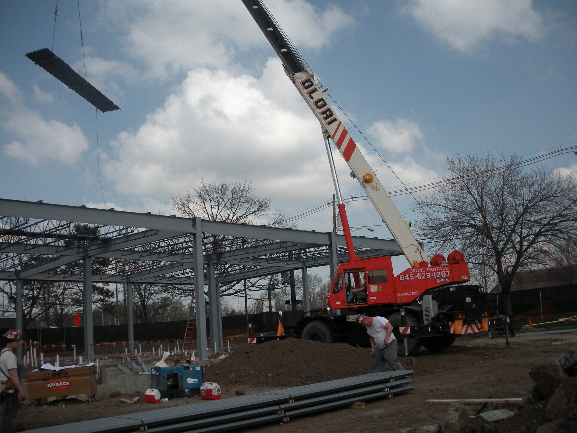Crane Near a Mall — Nanuet, NY — Olori Crane Service, Inc.
