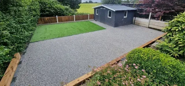 Resin Bound Patio installation in Hanham, Bristol