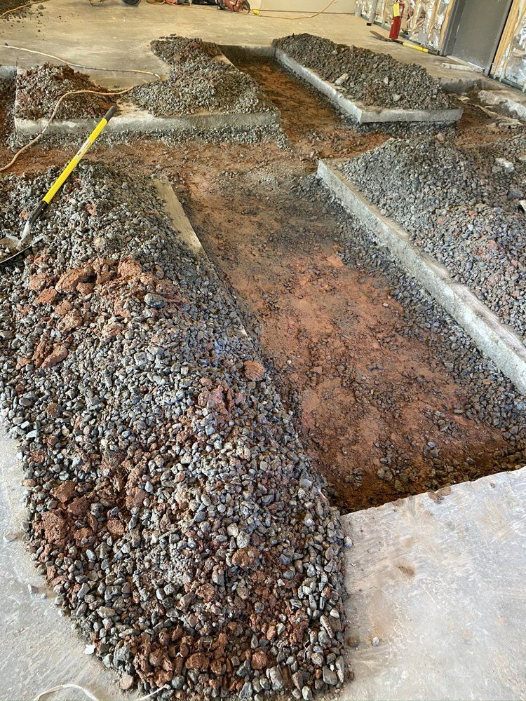 Under-Slab Trenching