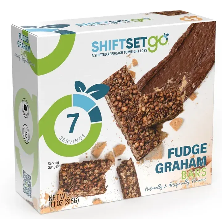 A box of shiftset go fudge graham bars