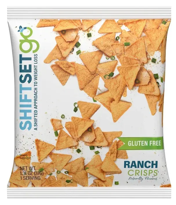 A bag of ranch crisps that is gluten free