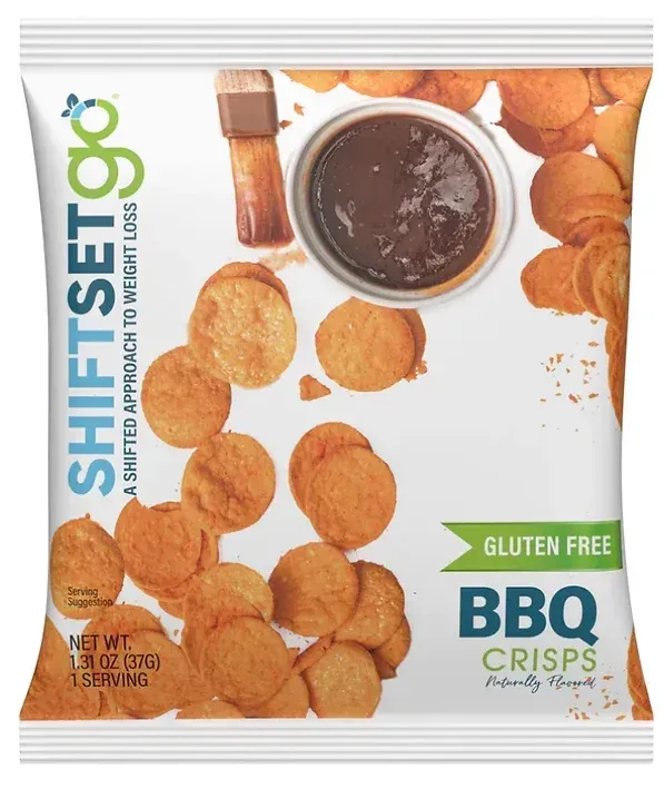 A bag of bbq crisps that are gluten free