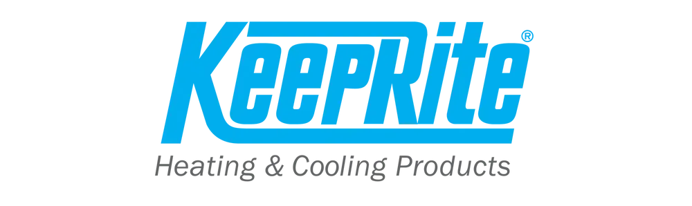 KeepRite logo: blue text 
