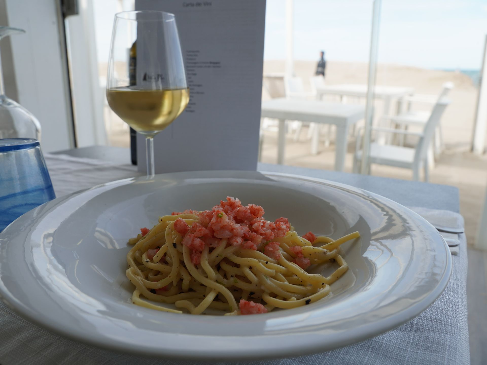 Lo Spaghettone Cacio e Pepe del Vela Blu