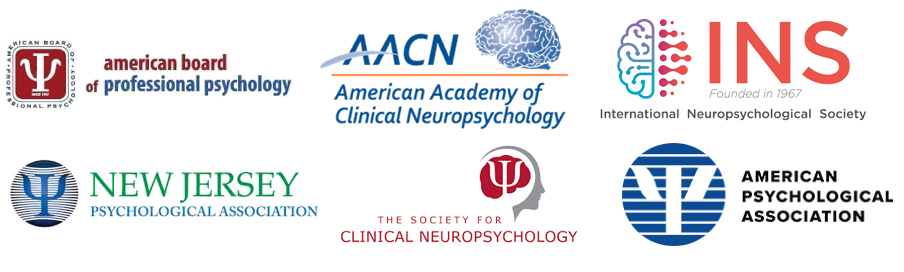 group of 6 logos of well-known psychology organizations in the US